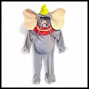 VTG Disney Store Plush Dumbo Flying Elephant Costume 18-24M Hooded Halloween
